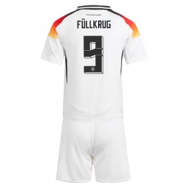 Deutschland Niclas Fullkrug #9 Heimtrikot EM 2024 Kurzarm (+ kurze hosen)